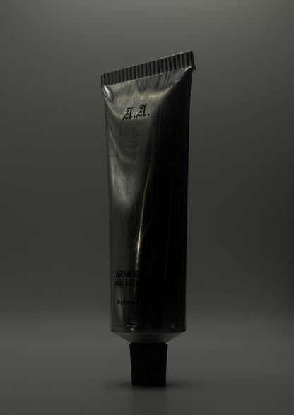 Black tube with 'A.A.' branding on a gray background